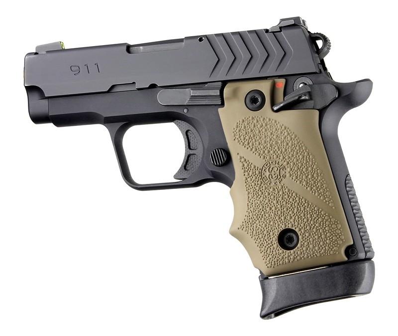 Hogue Ambi Safety Rubber Grip for Springfield Armory 911- FDE - 