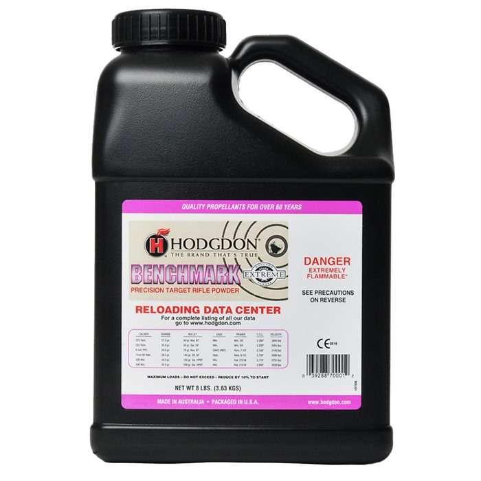 Hodgdon Extreme Benchmark Rifle Powder 8 lbs - Hodgdon Powder