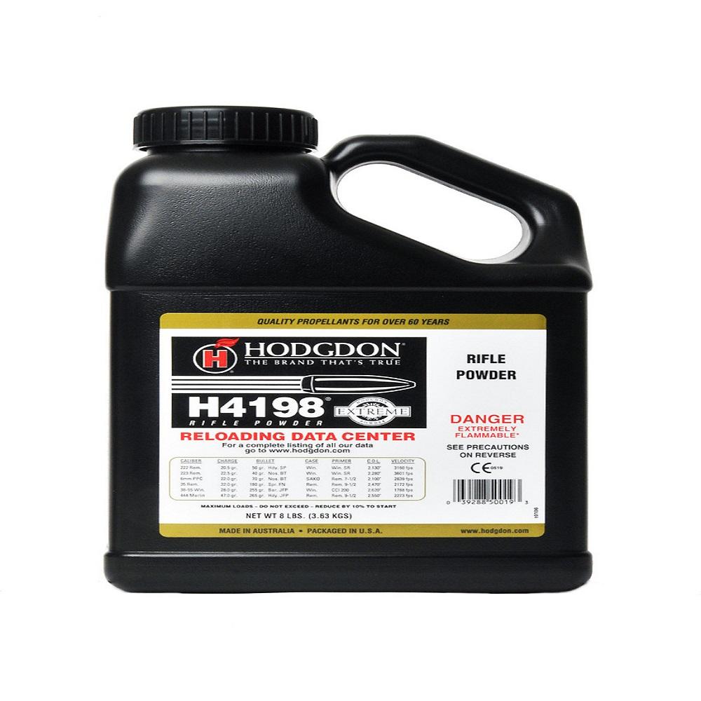 Hodgdon Extreme H4198 Rifle Powder 8 lbs - Hodgdon Powder