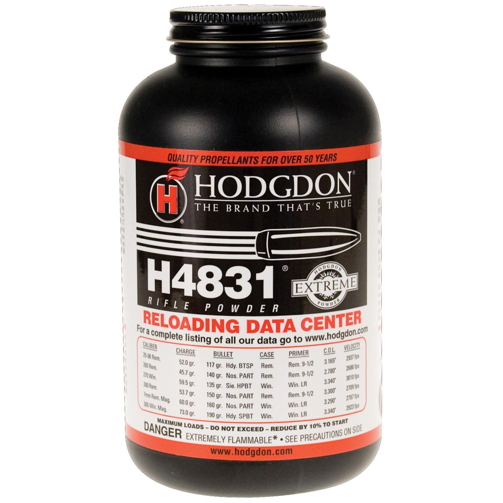 Hodgdon Extreme H4831 Rifle Powder 1 lbs - Hodgdon Powder