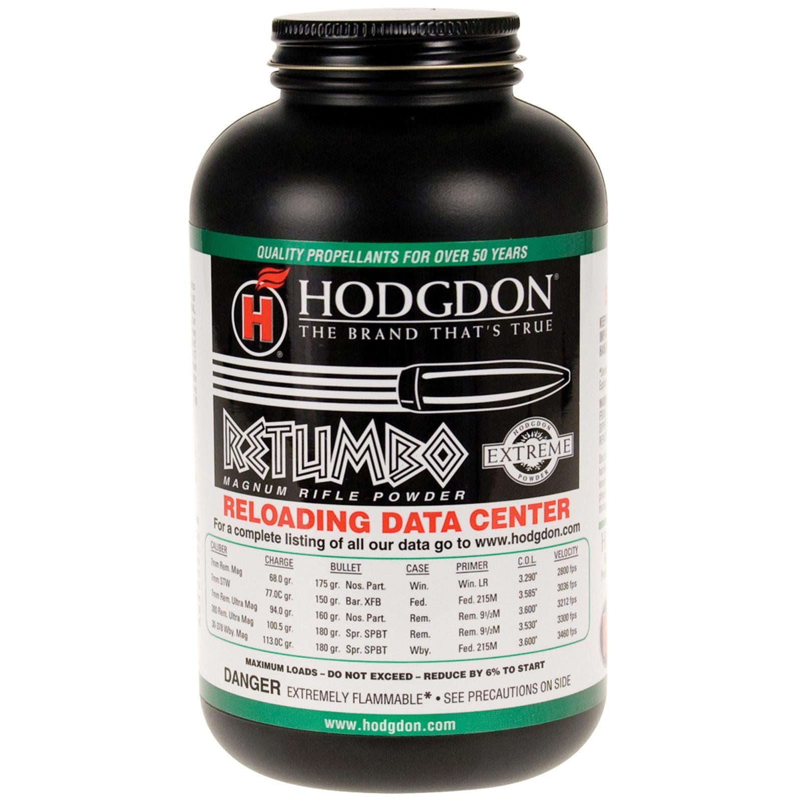 Hodgdon Extreme Retumbo Rifle Powder 1 lbs - Hodgdon Powder