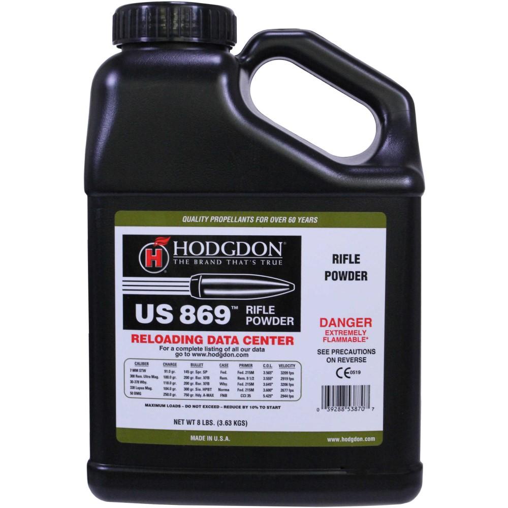 Hodgdon US 869 Spherical Rifle Powder 8 lbs