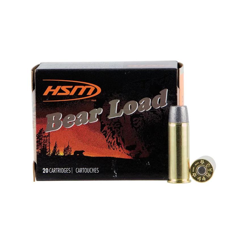 Hsm Bear Load Hard Cast Handgun Ammunition 44 Rem Mag 305gr Wfn 1260