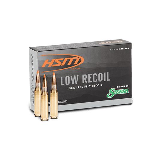 HSM Low Recoil Rifle Ammunition 6.5 Creedmoor 140gr PT 2235 fps 20/ct - HSM