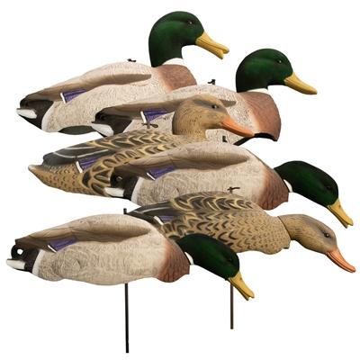 Higdon Outdoors Magnum Full Form Shell Mallard Variety Packk - Flocked Heads - Higdon Outdoors