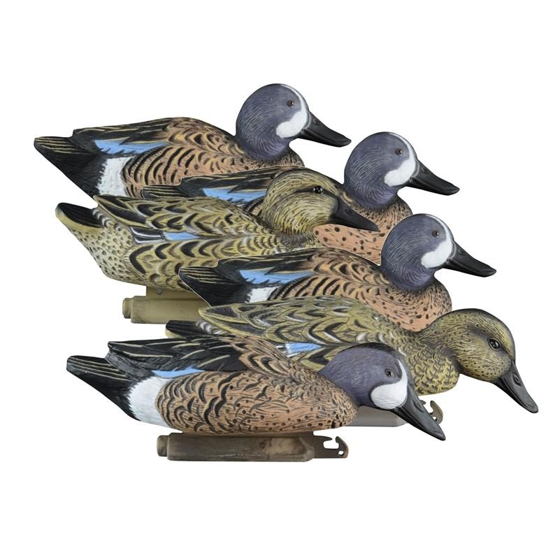 Higdon Outdoors Standard Blue Wing Teal Foam Filled 6pk - Higdon Outdoors