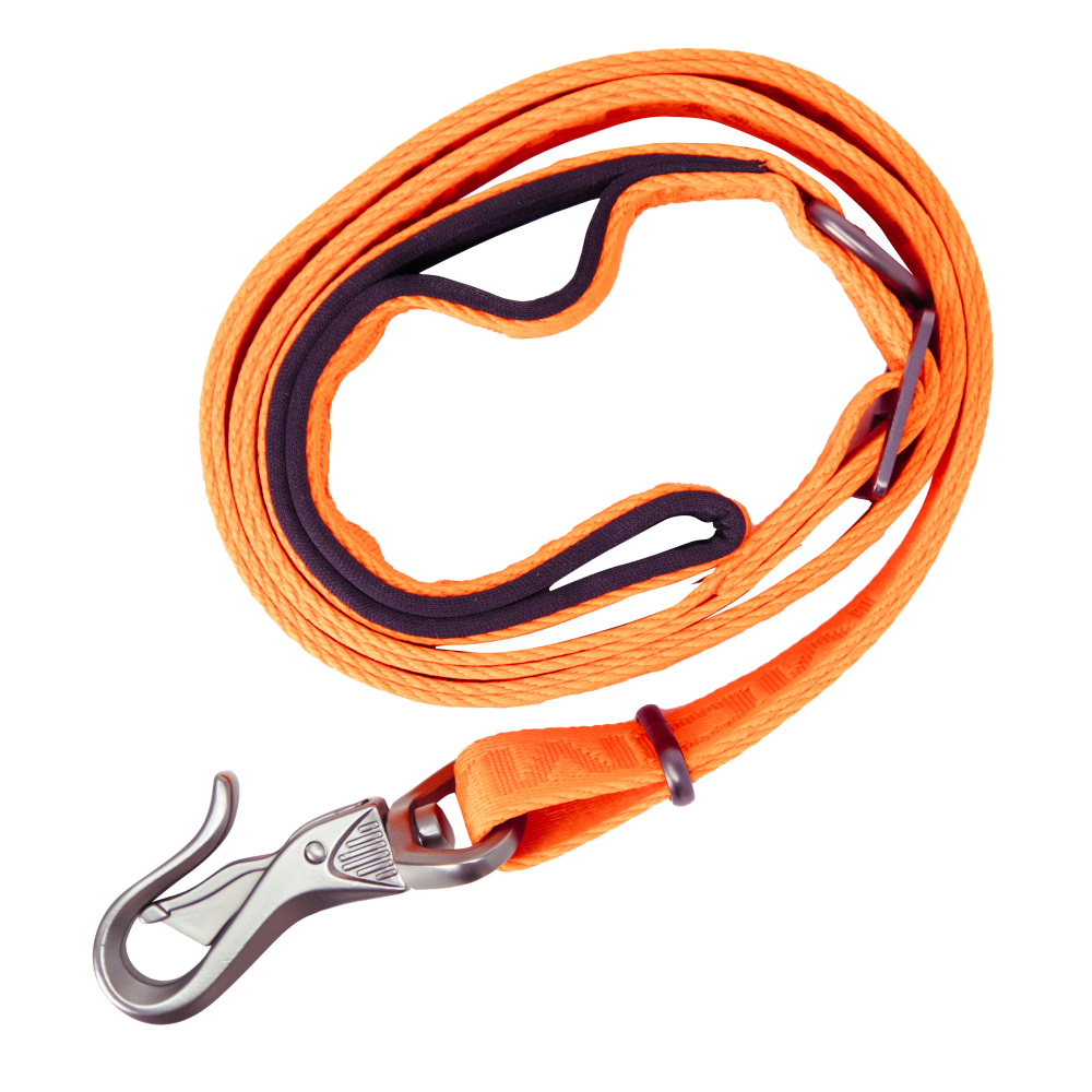 MoMarsh Adjustable Dog Leash 47"-72" Hunter Orange - MOmarsh