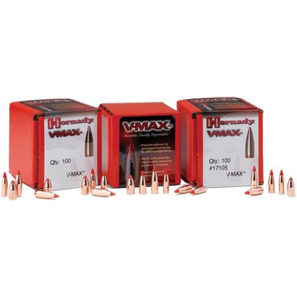 Hornady V-MAX Bullets .22 cal .224" 60 gr V-MAXFB 100/ct