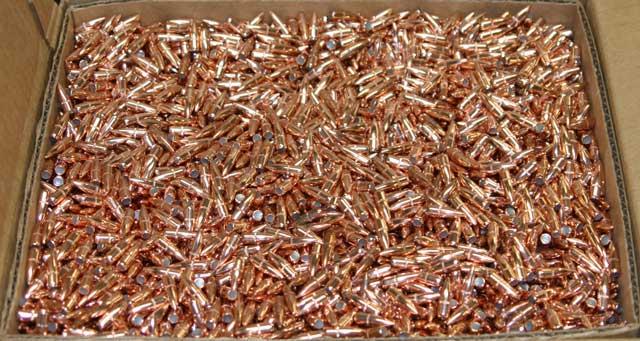 Hornady Traditional Rifle Bullets .22 cal .224" 55 gr HP 6000/ct BULK - Hornady