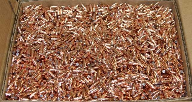 Hornady Traditional / FMJ Rifle Bullets .30 cal .308" 150 gr FMJ-BT CANN 2100/ct (Bulk) - Hornady