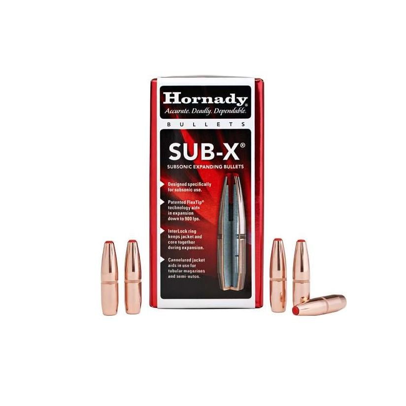 Hornady SUB-X Bullets 7.62X39 .3115" 255 gr 100/rds - Hornady