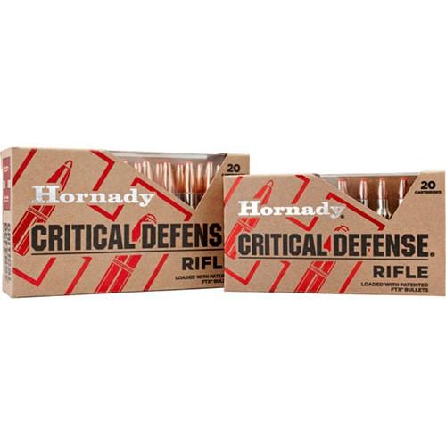 Hornady Critical Defense Rifle Ammunition .223 Rem 55 gr FTX 20/ct - Hornady