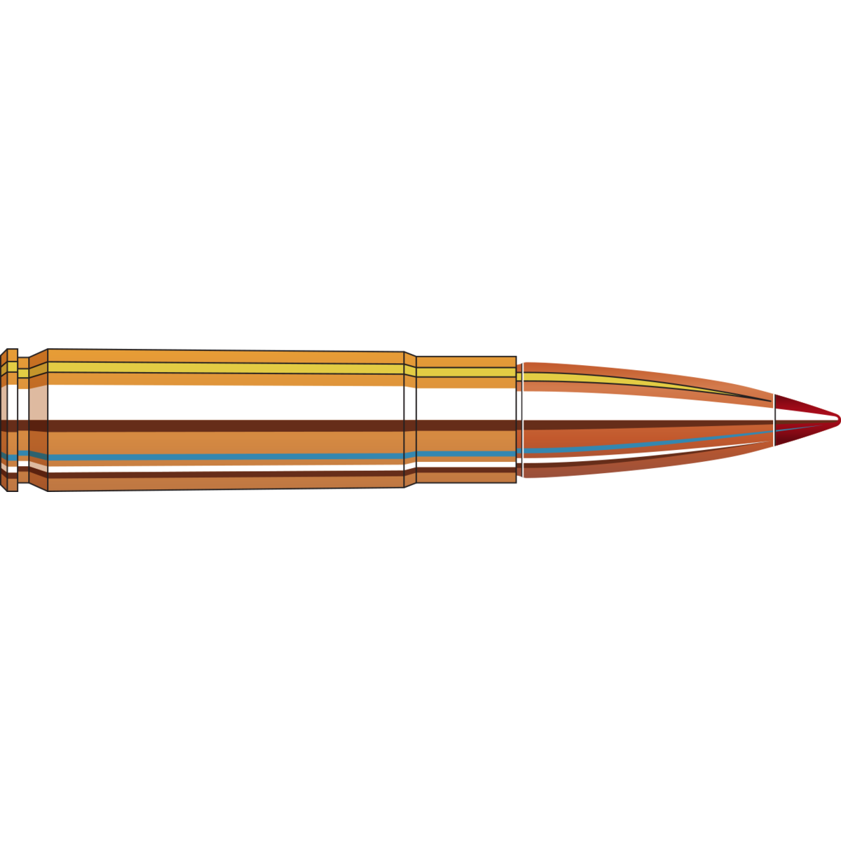 Hornady Custom Rifle Ammunition .300 Blackout 110gr CX 2285 fps 20/ct - Hornady