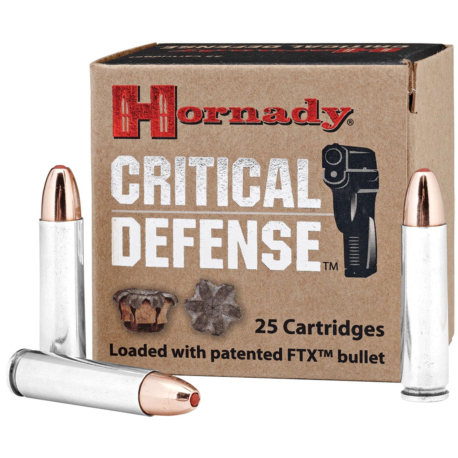 Hornady Critical Defense .30 Carbine 110 gr FTX  - 25/box - Hornady