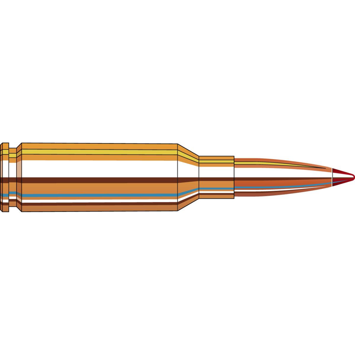 Hornady Precision Hunter Rifle Ammunition 6mm ARC 103gr ELD-X 2800 fps 20/ct - Hornady