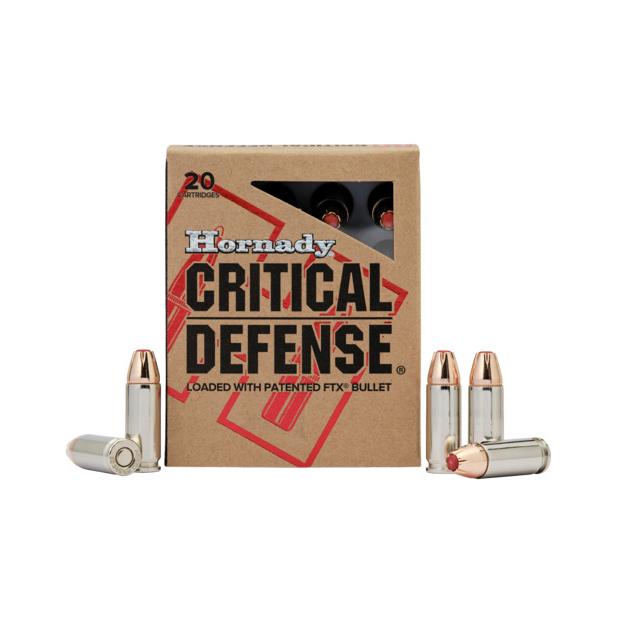 Hornady Critical Defense Handgun Ammunition .30 Super Carry 100gr FTX 1250 fps 20/ct - Hornady