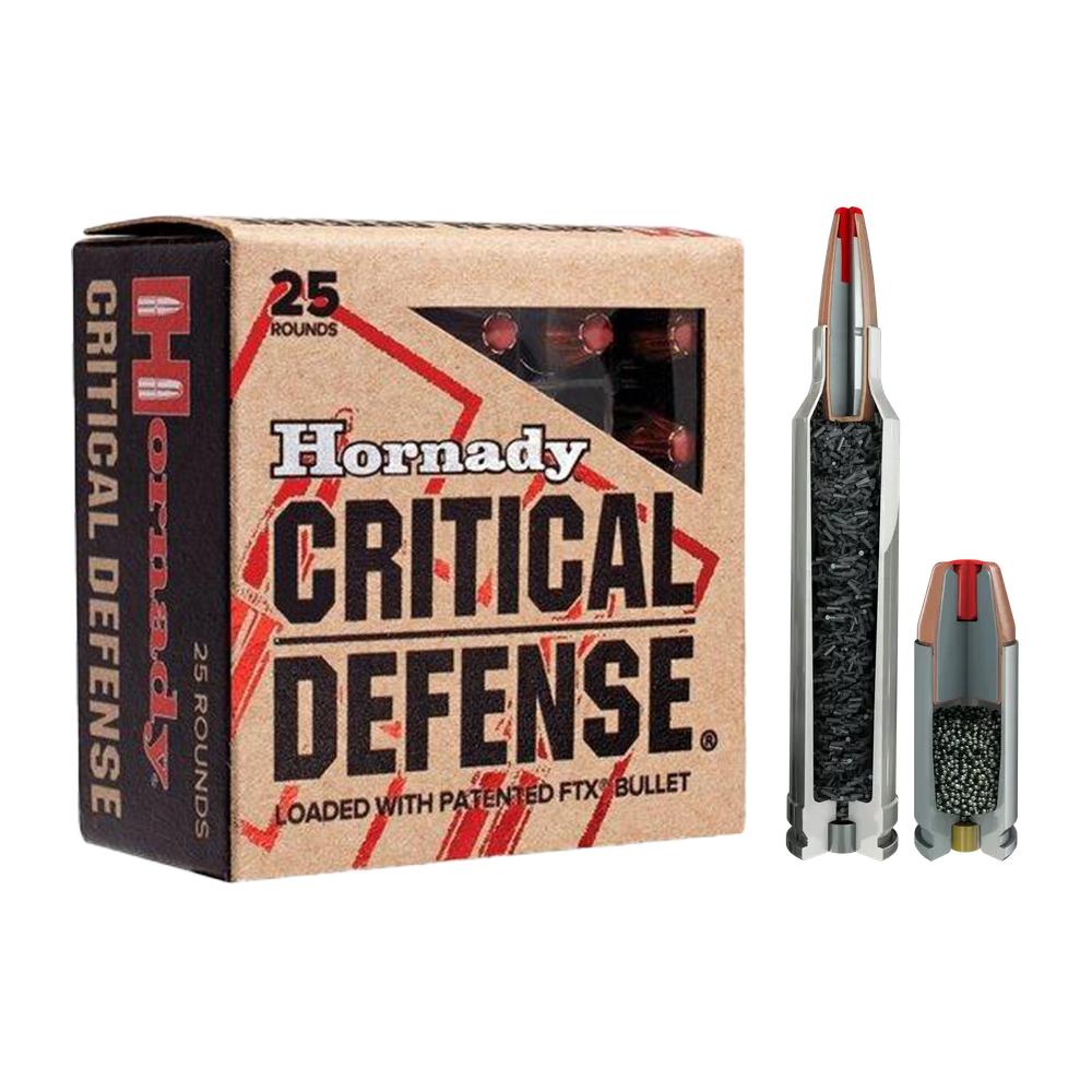 Hornady Critical Defense 9mm 115 Grain Ammo 