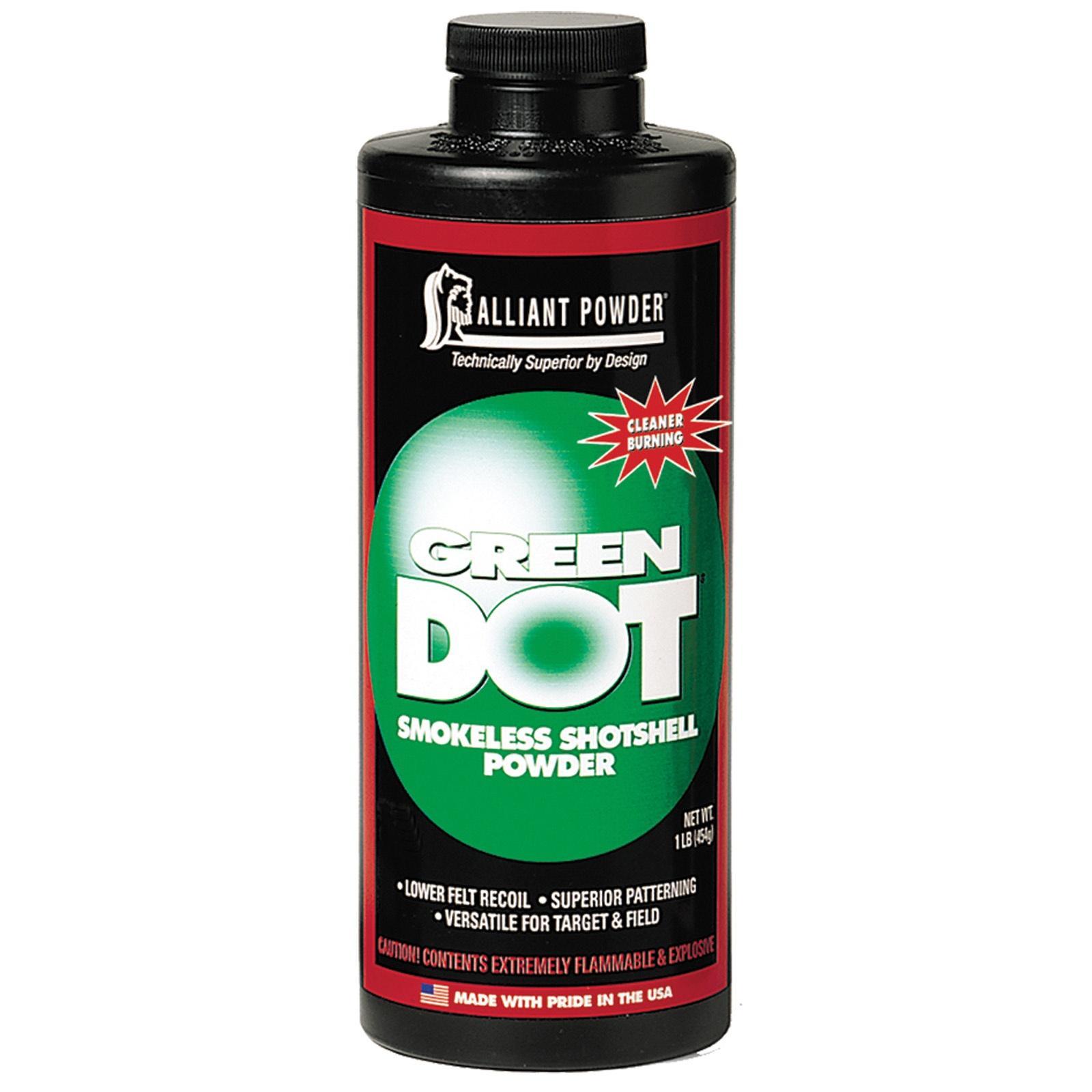 Alliant Green Dot Shotshell Powder 1 lbs - Alliant Powder