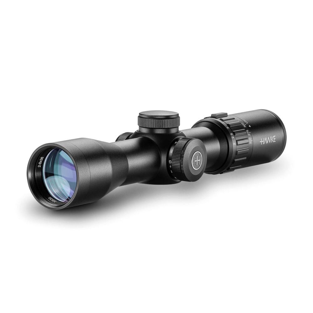 Hawke Sport Optics XB30 Compact Crossbow Scope 2-8x36 IR WA 30mm SR 475fps Black - Hawke Sport Optics