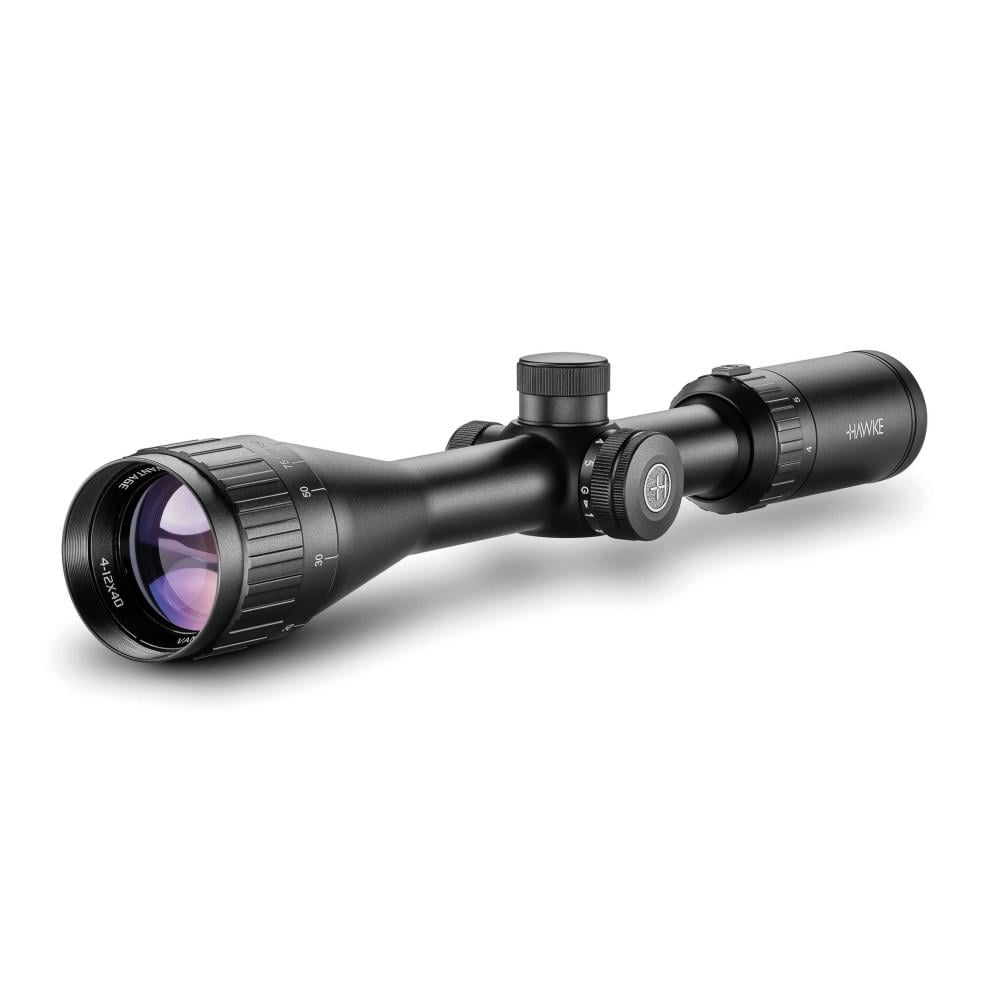 DEMO Hawke Sport Optics Vantage IR Rifle Scope 4-12x40 AO 1" SFP Rimfire .17 HMR (Etched) Black - Hawke Sport Optics