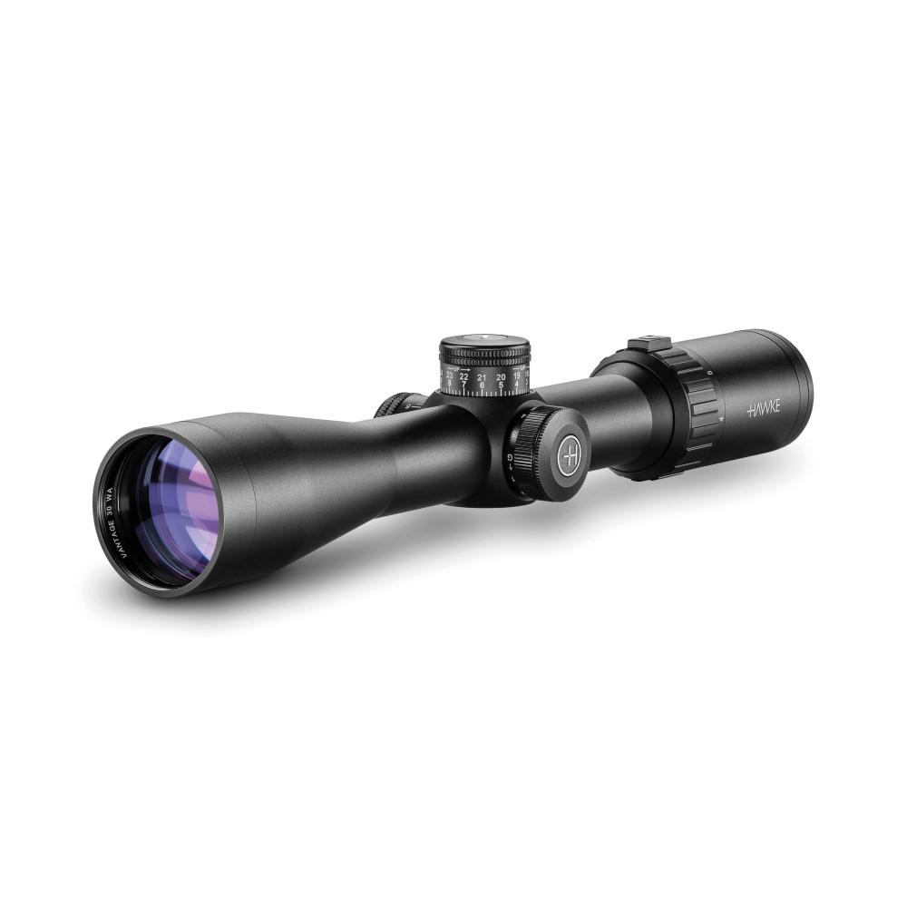 Hawke Vantage 30 WA Rifle Scope 4-12x42 30mm SFP 6.5 Creedmoor Marksman 12x Illum. Black - Hawke Sport Optics