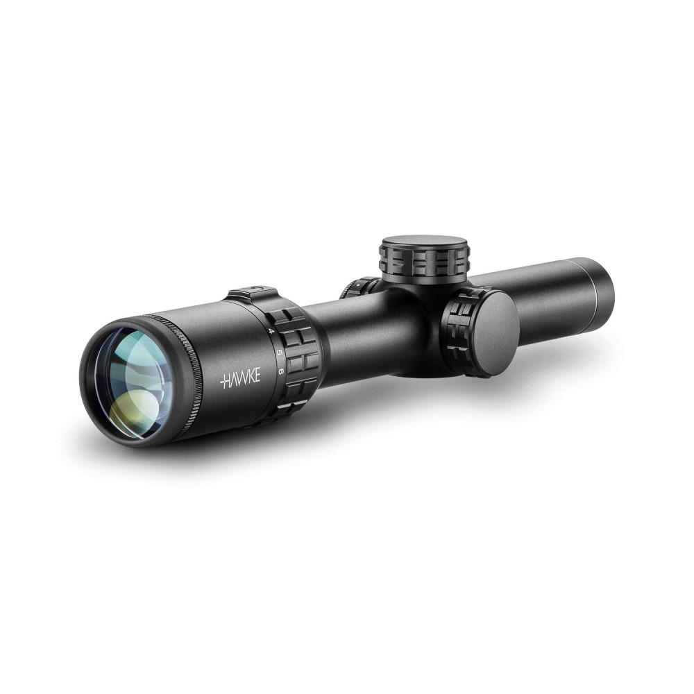 DEMO Hawke Sport Optics Frontier Rifle Scope 1-6x24 30mm SFP L4A Dot Illum. Black - Hawke Sport Optics