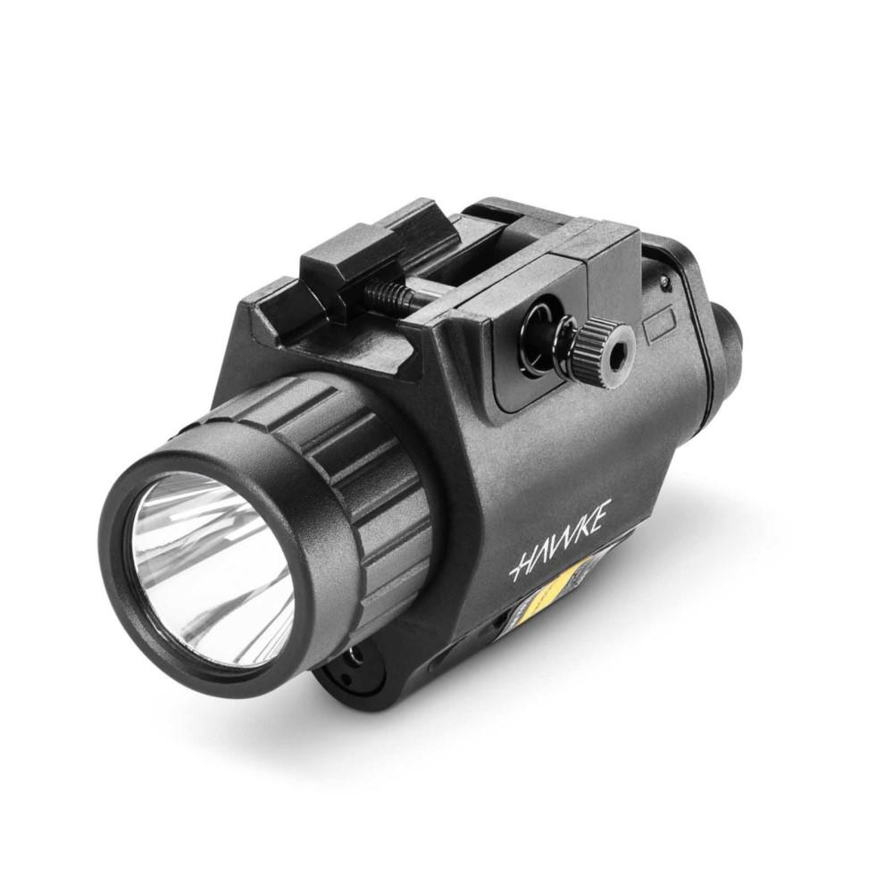 DEMO Hawke Sport Optics LED Flashlight/Red Laser Rail Mount Weaver / 1 Inch / 30mm - Hawke Sport Optics