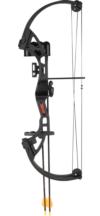 Bear Archery Compound Youth Bow - Brave RH Black