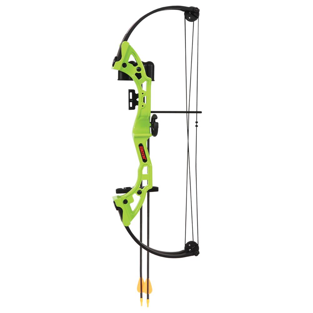 Bear Archery Compound Youth Bow - Brave RH Green - Bear Archery