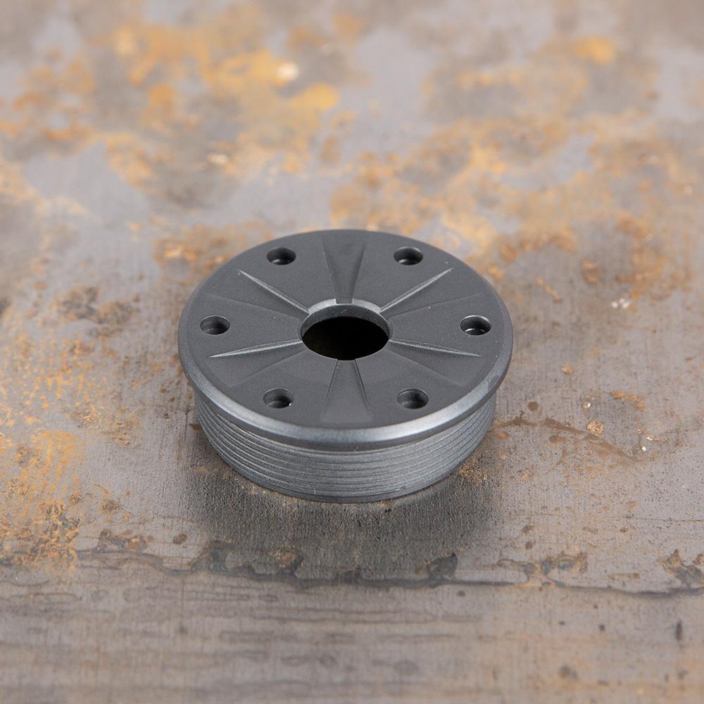 SilencerCo Bravo Front Cap 9mm .355 Sniper Grey - SilencerCo