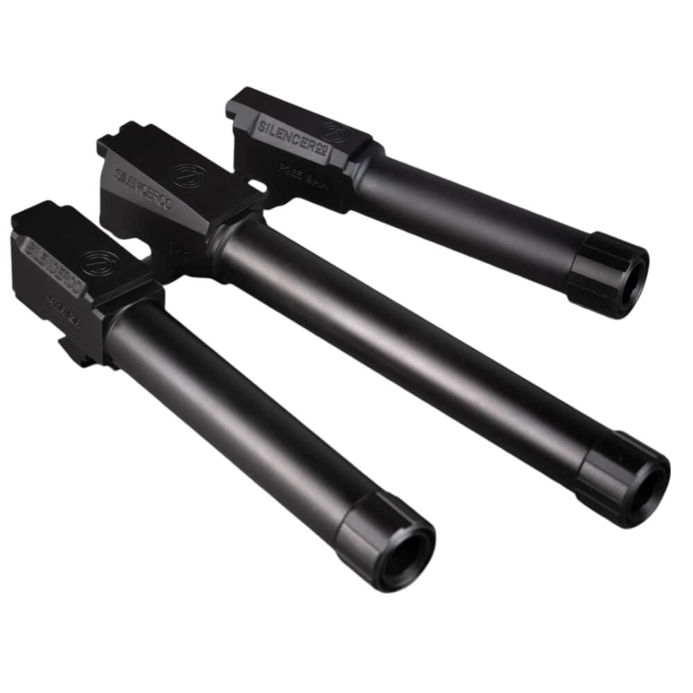 SilencerCo Threaded Barrel for Glock 23 40 S&W 9/16x24 4.5" Black - SilencerCo