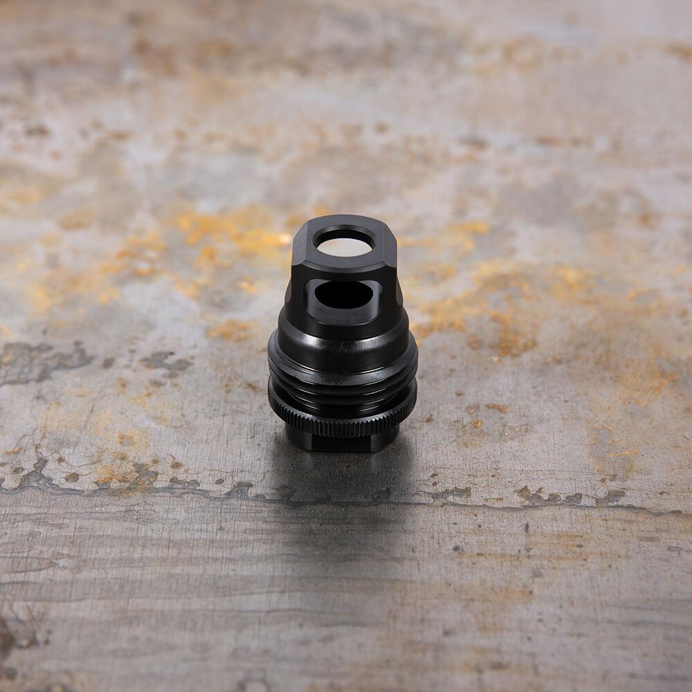 SilencerCo ASR Single Port Muzzle Brake 1/2x28 9mm Luger