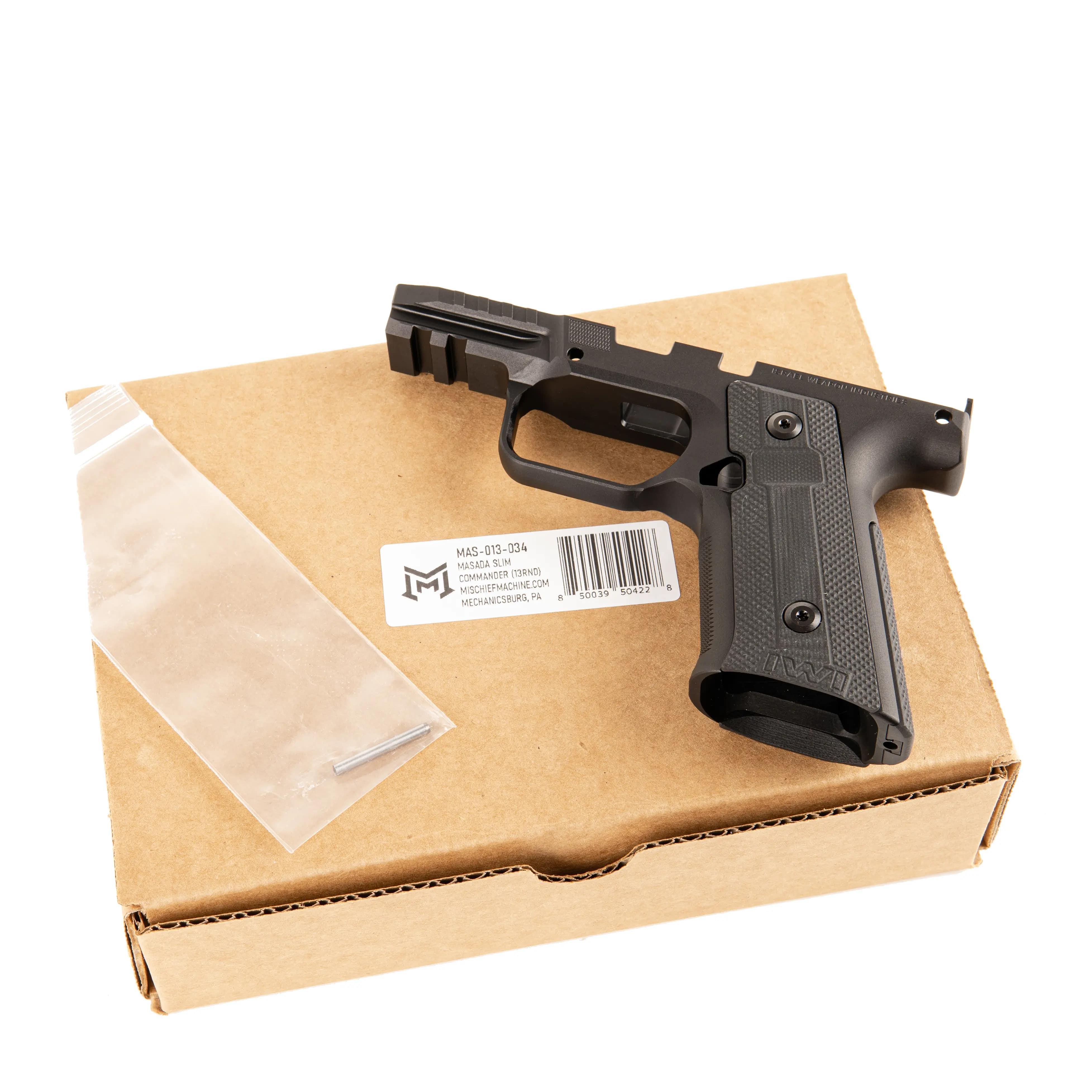 IWI Masada Slim Commander Elite Aluminum Frame Black - IWI