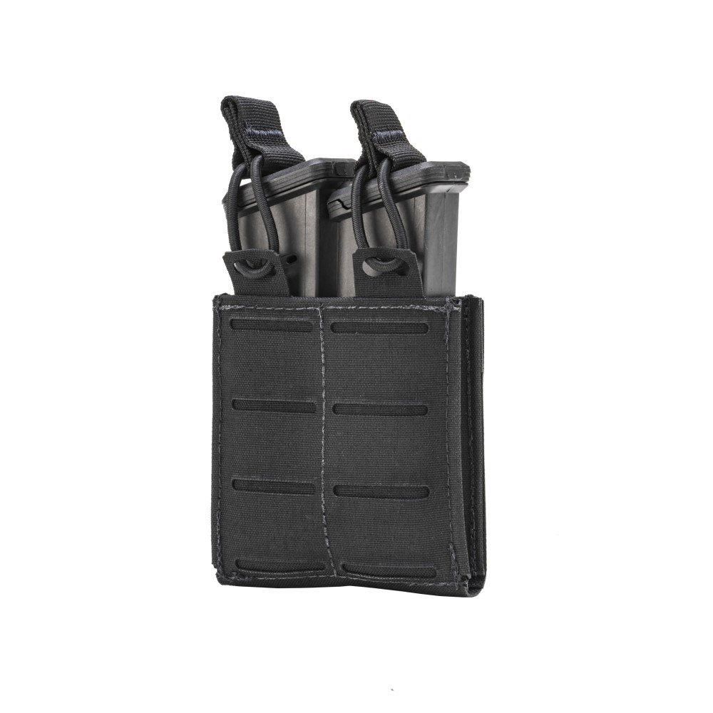 TacShield RZR Molle Double Pistol Magazine Pouch Black - TacShield