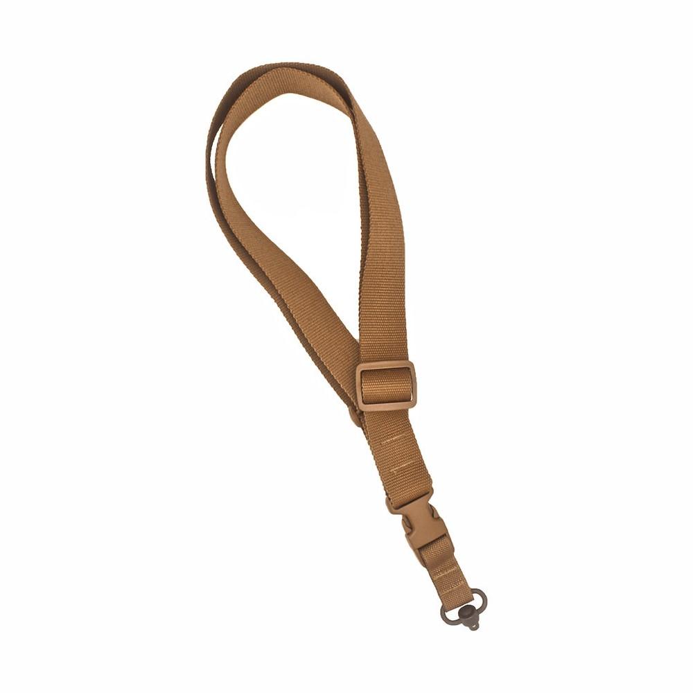 TacShield CQB Single Point Sling QD Push Button Swivel Coyote Brown - TacShield