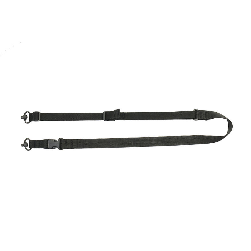 TacShield 2-Point Quick Adjust Sling with QD Attachments 1.25" Black - TacShield