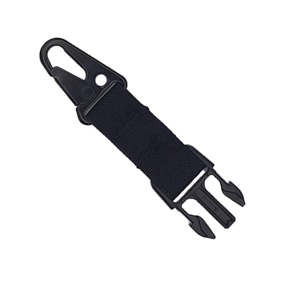 TacShield Side Release Buckle Attachment For HK Snap Hook Black