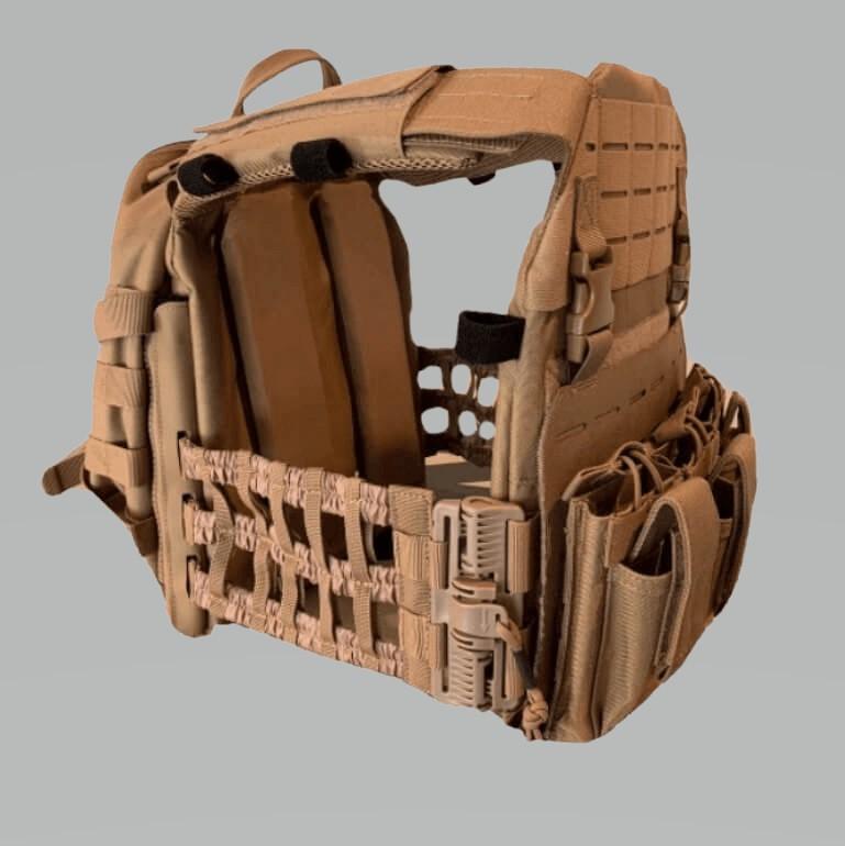 Guard Dog Body Armor Cerberus Plate Carrier - FDE - Guard Dog Body Armor