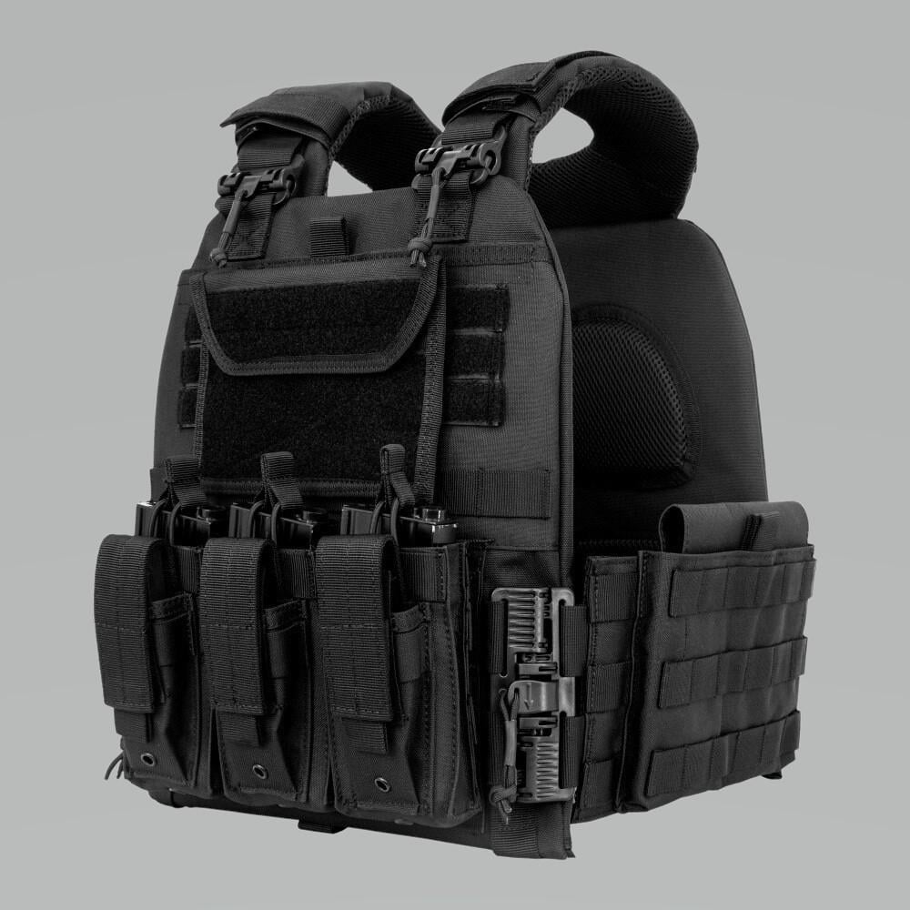 Guard Dog Body Armor Dane Plate Carrier - Black - Guard Dog Body Armor