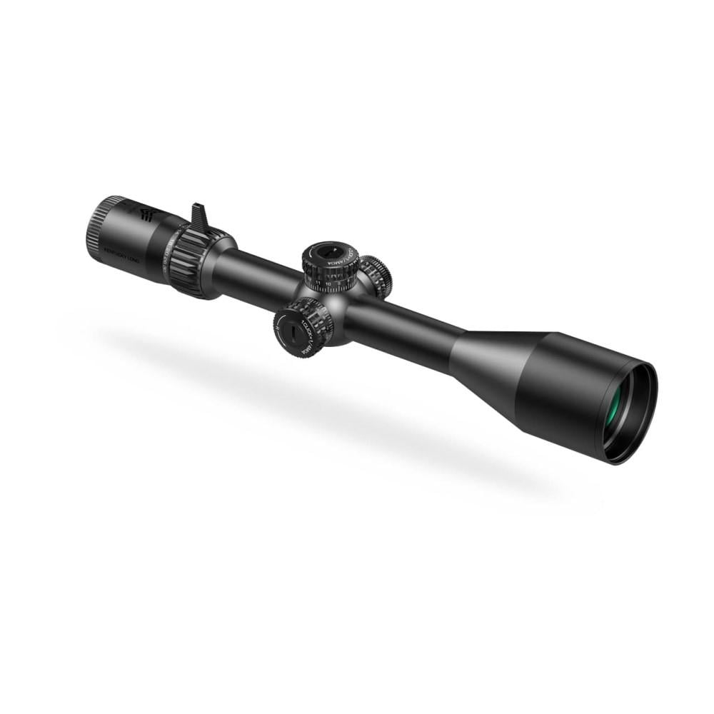 Swampfox Kentucky Long Precision 4-24x50 Rifle Scope FFP Sharpshooter MIL Reticle Black - Swampfox Optics