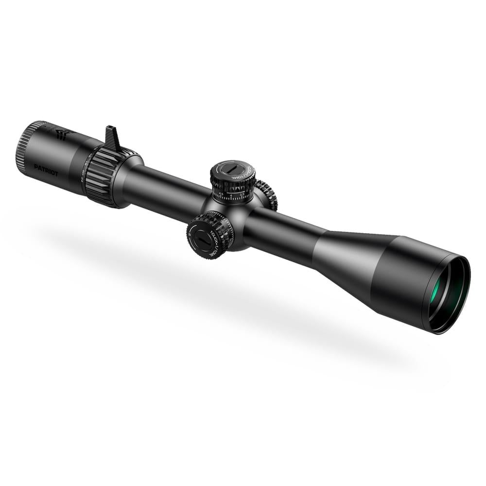 Swampfox Patriot Precision Series 4-16x44 Rifle Scope FFP Sharpshooter Grid MIL Reticle Black - Swampfox Optics