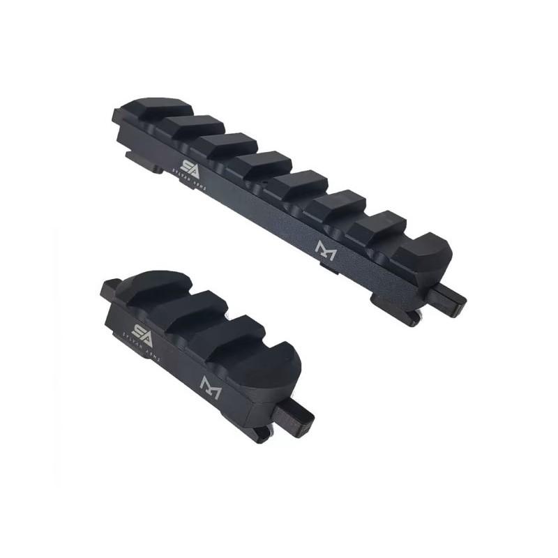 Sylvan Arms 2 Piece QD Rail Combo Black - Sylvan Arms