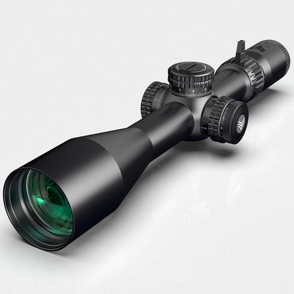 Swampfox Warhawk 3-15x50 Rifle Scope FFP RECCE MIL Reticle Black - Swampfox Optics