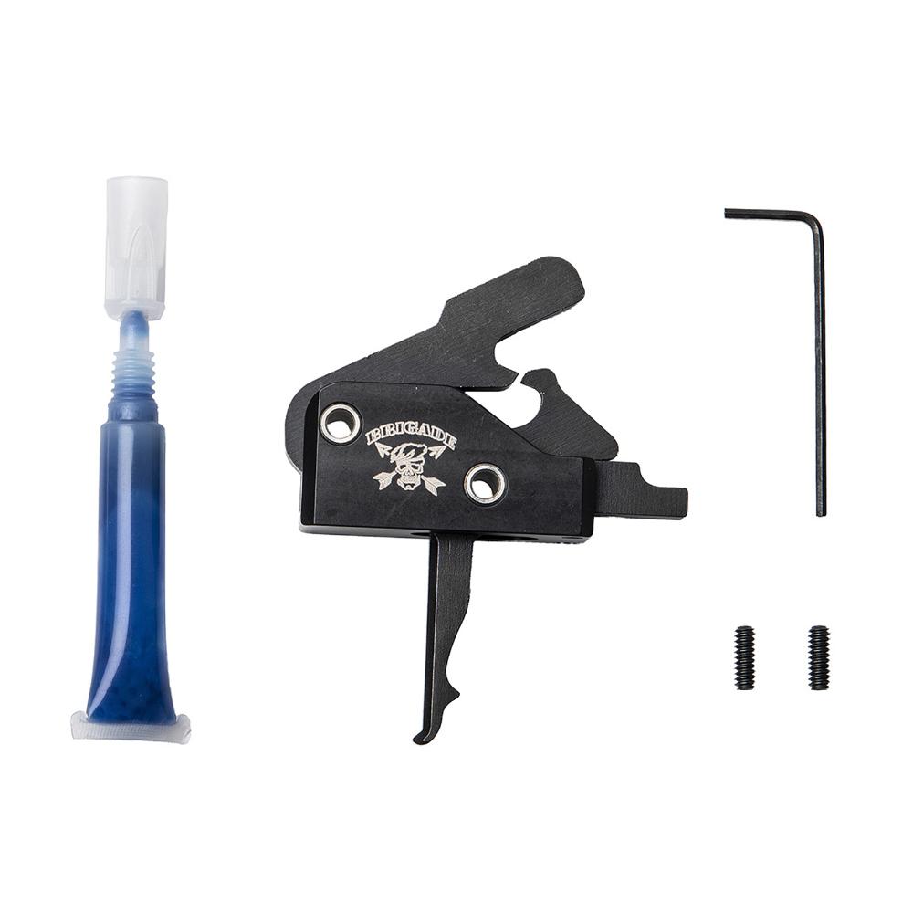 Brigade Manufacturing AR15 & AR9 3.5LB Single Stage Flat Shoe Drop-In Trigger - Brigade Firearms