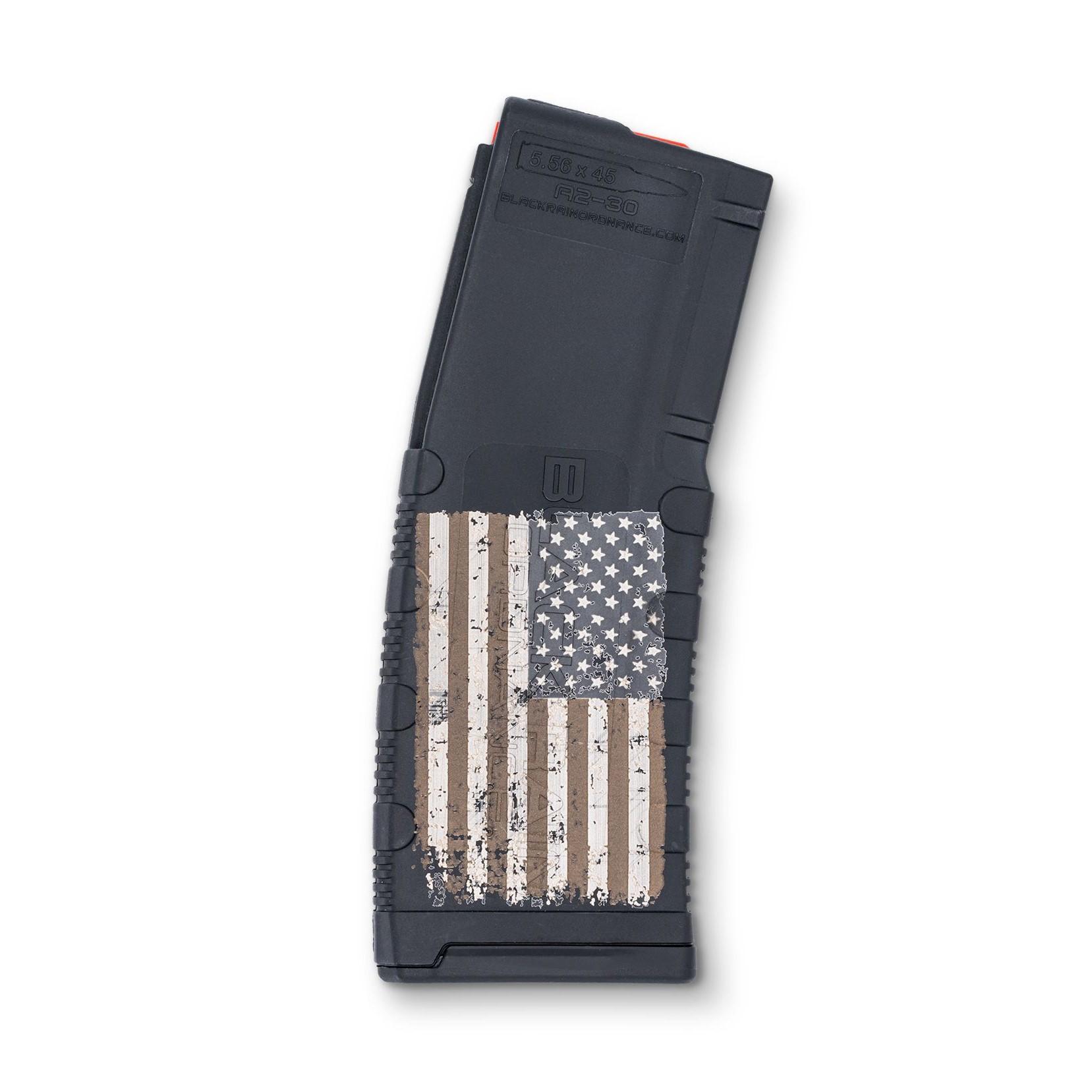 Black Rain Ordnance American Flag AR Magazine 5.56x45 30/rd - Black Rain Ordnance