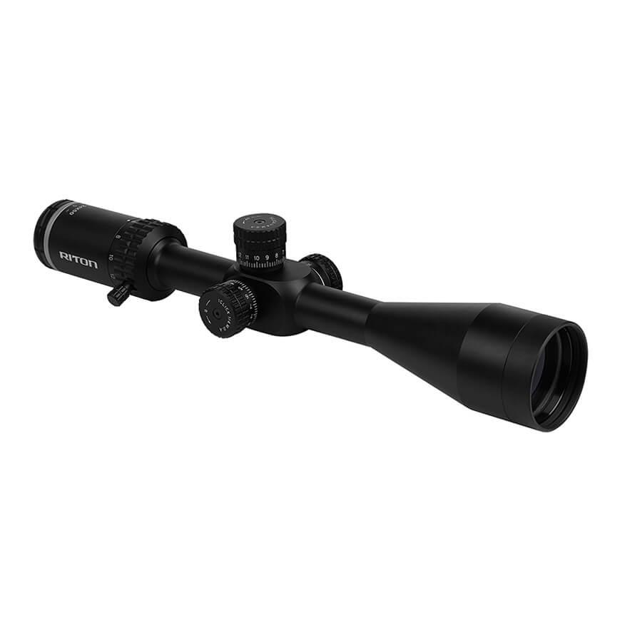 Riton X1 Conquer Rifle Scope 6-24x50 1" FFP MPSR Non-Illum MOA - Black - Riton