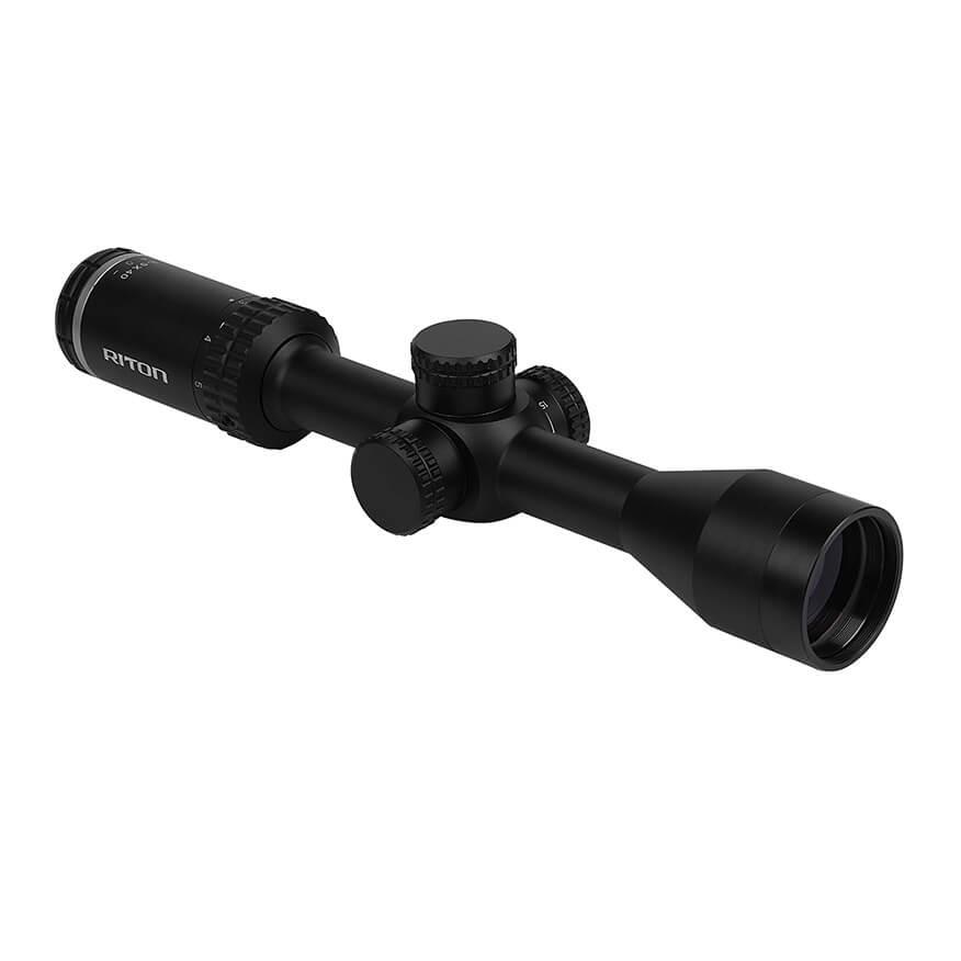 Riton 1 Primal Rifle Scope 3-9x40 1" SFP Long Body Non-Illum - Black - Riton