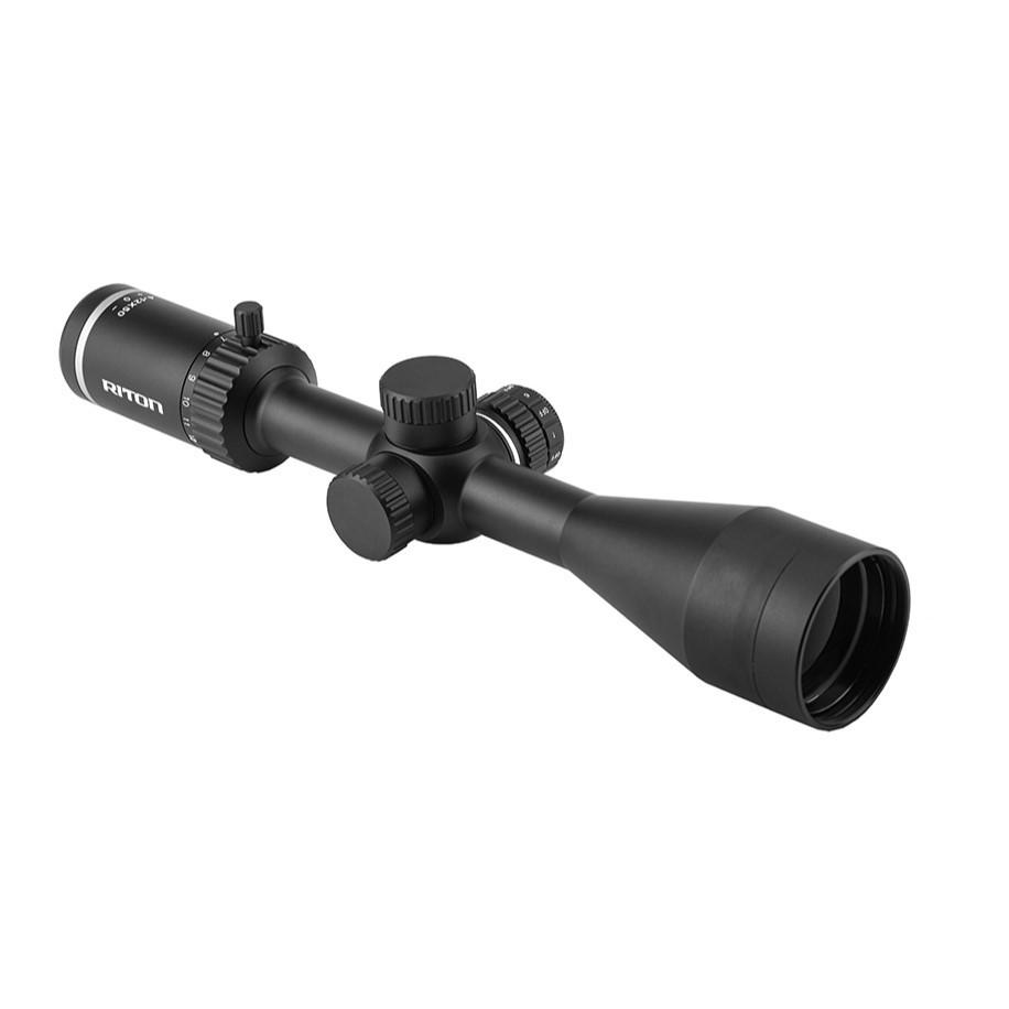 Riton 1 Primal Rifle Scope 4-12x50 1" SFP RDH Reticle Illum - Black - Riton