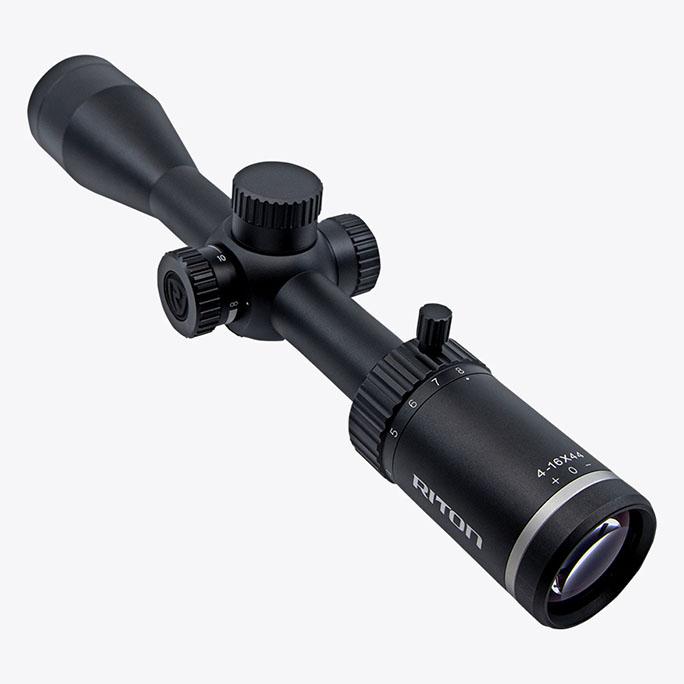 Riton X1 Primal Rifle Scope - 4-16x44 1" SFP RUT - Riton