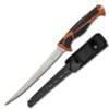 Master Cutlery Elk Ridge Trek Fixed Knife 7" Fillet Blade Orange and Black